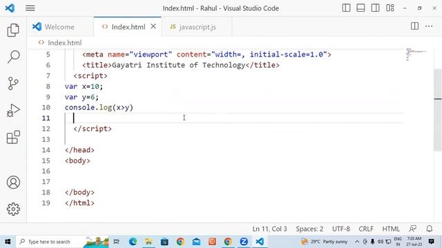 About Logical Operator in Java Script | GIT Education смотреть онлайн