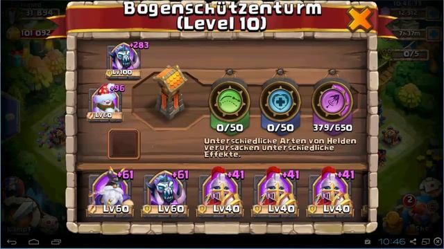 Schloss Konflikt #59 Hero Trial Mode by Hunted Castle Clash смотреть онлайн