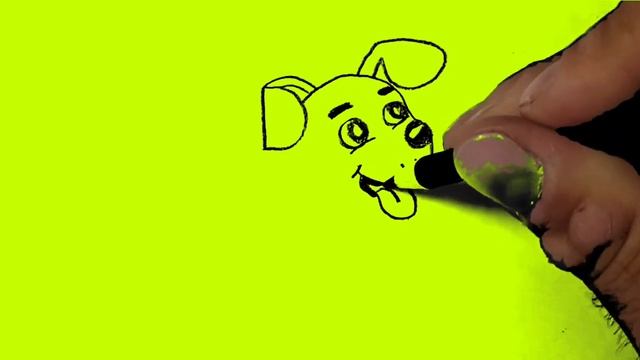 Hand Drawing Dog Sketch Copyright Free Green Screen #greeneffectdrawing #green смотреть онлайн