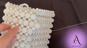 полный МАСТЕР КЛАСС на сумки из бусин / beaded bags tutorial diy / новая модель “LADY”