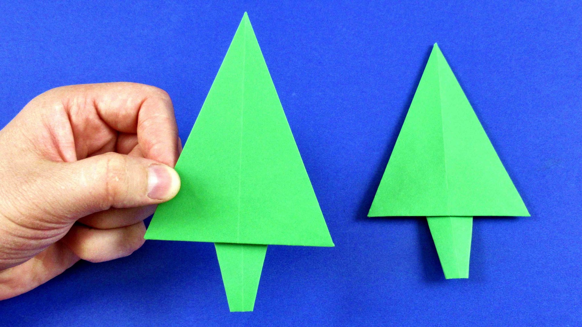 Елка из бумаги своими руками. Новогодняя елка оригами смотреть онлайн