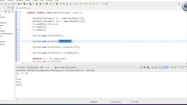 HashSet || Java Collection Framework || Coding || Creation and methods смотреть онлайн