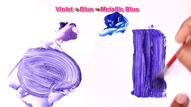 Mixing Blue And Violet - What Color Make Blue And Violet - Mix Acrylic Colors смотреть онлайн