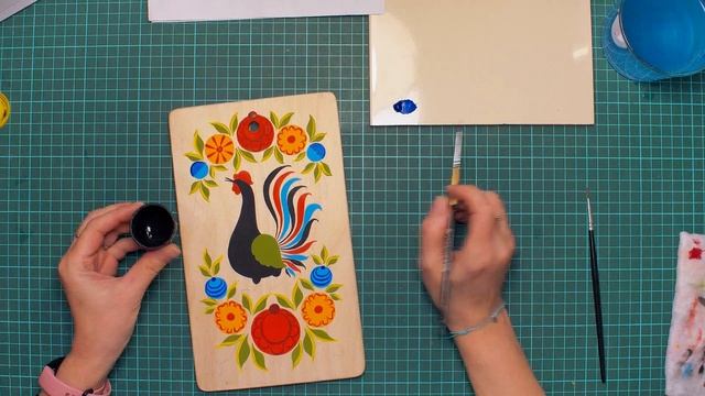 Мастер-класс/Художественная мастерская/Роспись доски и разживка подмалёвков/Занятие № 28 смотреть онлайн