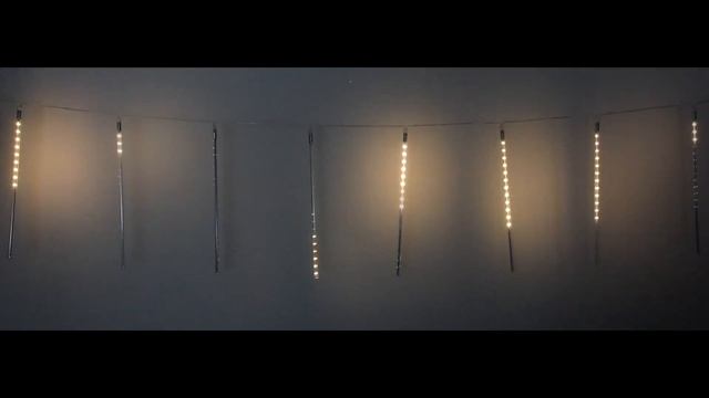 Гирлянда для улицы "Тающая сосулька" 3,0 м*50 см 288 лампы LED, IP-54, Теплый белый (8 трубок) смотреть онлайн