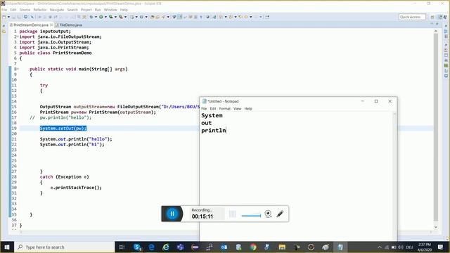 IO Streams | Session 8 | Introduction to IO Stream | Core Java Online Training Session By Surya Si смотреть онлайн