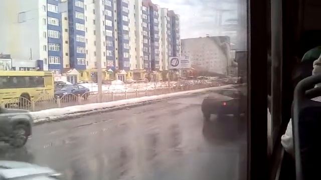 Поездка на автобусе ЛИАЗ 5293.60 |У 910 ВК 186| смотреть онлайн