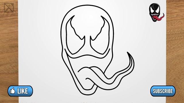 Как нарисовать Венома