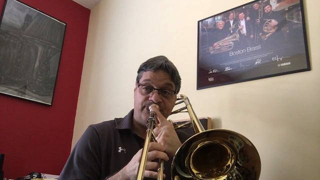 Trombone Instruction - Part 4: Scales and Slide Movement with Articulation смотреть онлайн
