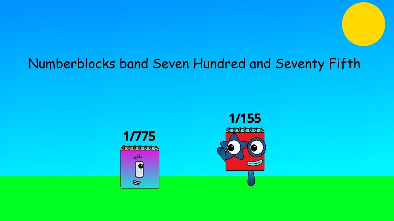 Numberblocks band Seven Hundred and Seventy-Fifth смотреть онлайн