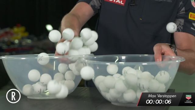The Red Bull Racing 1.92 Second Challenge: Ping Pong! - Max Verstappen смотреть онлайн