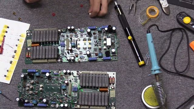 『修理』marantz  SM-1000   不良個所の特定　トランジスタ交換　パワーアンプ修理　 #オーディオ　#marantz    #長岡鉄男　#アンプ修理　#マランツ