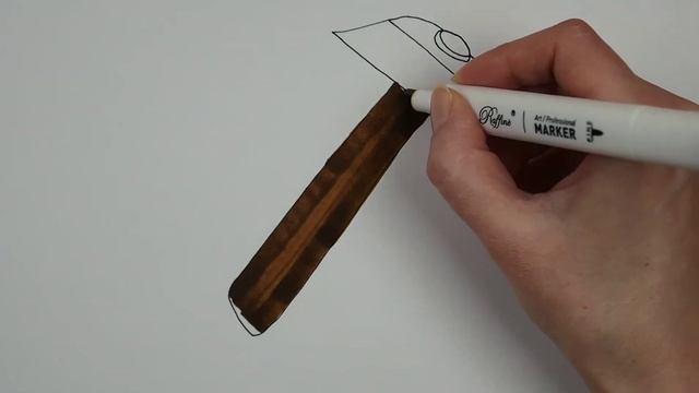 Простой рисунок для срисовки Молоток смотреть онлайн