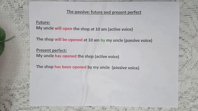 The passive: future and present perfect смотреть онлайн