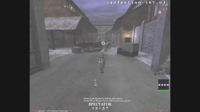 CoD 1 MP- Spectating a *classy Friday night rifle fight*. смотреть онлайн
