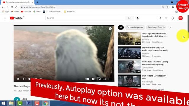 How to stop Autoplay in YouTube in Laptop, Computer or PC in Chrome 2021-2022? // Smart Enough смотреть онлайн