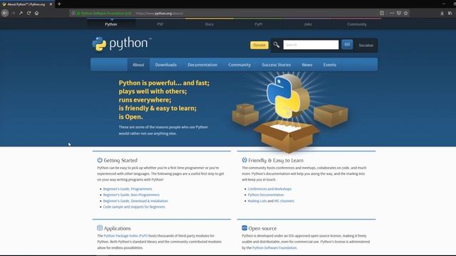Уроки python 3 - установка интерпретатора python #1 смотреть онлайн