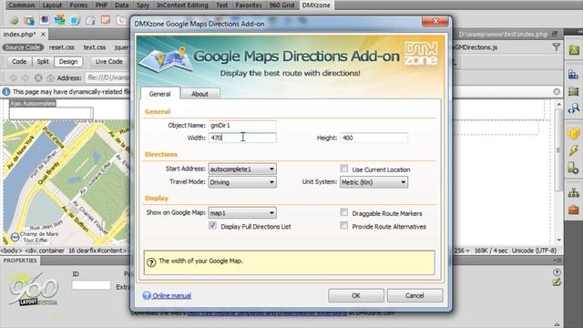 Inserting Google Maps Directions Add-on on your page смотреть онлайн
