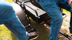 Бричка (летний грузовой прицеп) для мотобуксировщиков Ижтехмаш.