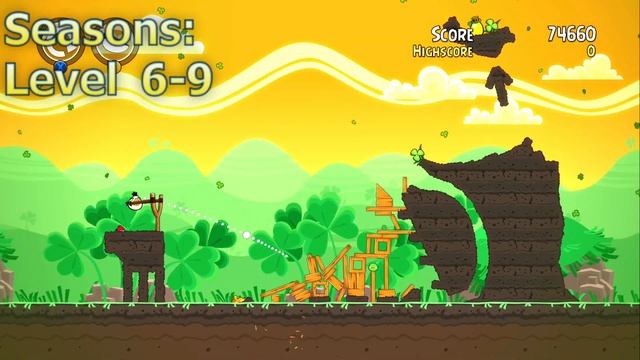 Angry Birds Trilogy - Seasons-Go Green, Get Lucky: Level 6-1 through 6-18 смотреть онлайн