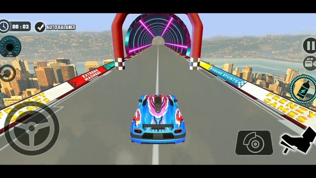 Impossible Car Stunt Back To Back 3 Level Unlock Car Stunt Mood/ 3d Android Gameplay