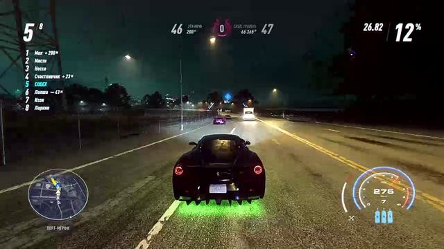 Need for Speed: Heat | Ferrari 488 GTB | Время суток: Ночь смотреть онлайн