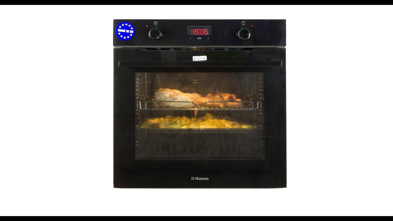 Обзор электрического духового шкафа Hansa BOES683020 смотреть онлайн