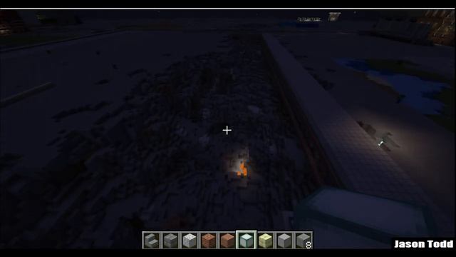 Майнкрафт водный канал, тоннель и книжный магазин 3