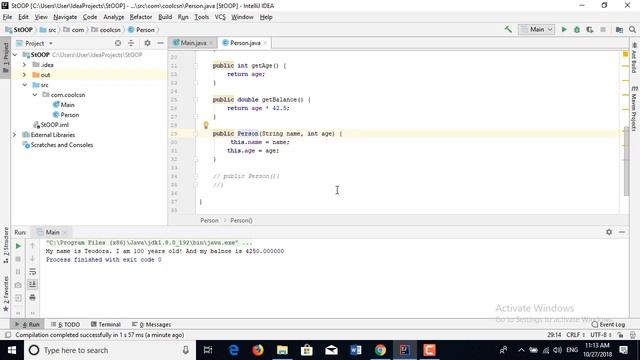 Java ООП Елементи на класа смотреть онлайн