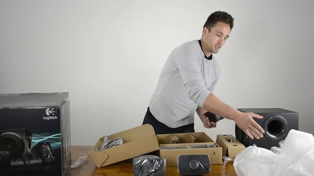 Logitech Z906 5.1 Speaker System: Unboxing and Quick Look смотреть онлайн