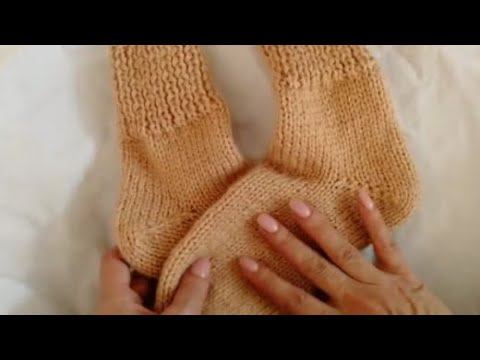 Простые носки на двух спицах по-быстрому смотреть онлайн