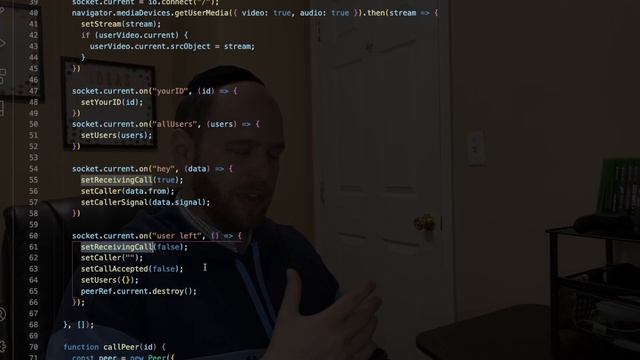 Handle User Leaving a Simple Peer Webrtc Video Chat смотреть онлайн