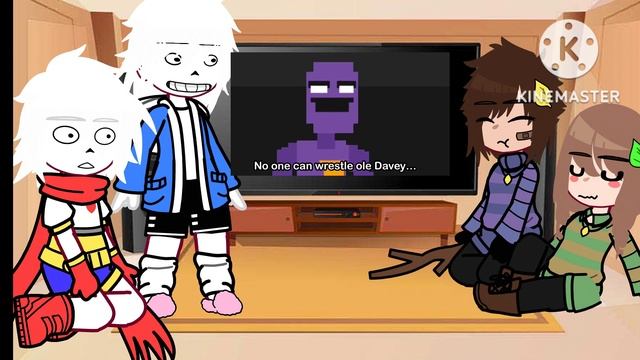 Undertale react to FNAF lore in a nutshell смотреть онлайн