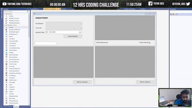 12 Hours Live Coding Challenge | Tutor Joes | Tamil Tutorial | C# Windows MySQL смотреть онлайн
