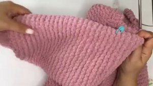 Детское плюшевое пальто спицами. Часть-3. Размер 4-5 лет.