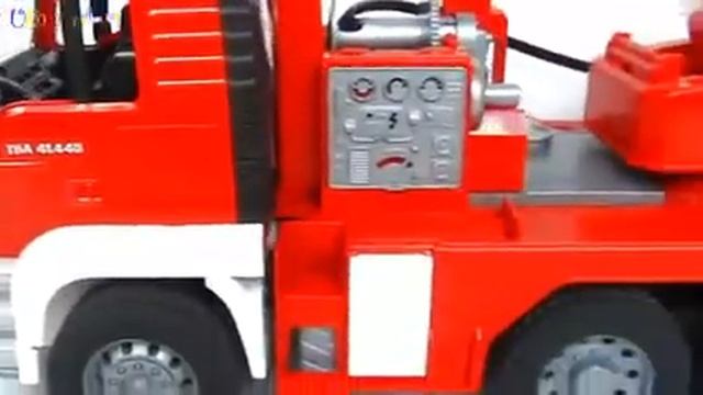 134 Игрушка BRUDER Пожарная машина для детей со шлангом и насосом BRUDER Fire truck смотреть онлайн