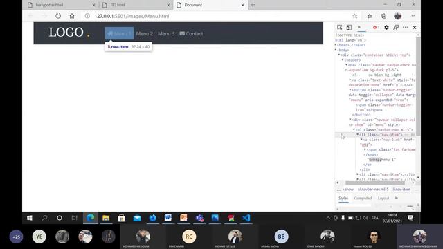 6 Menu responsive смотреть онлайн