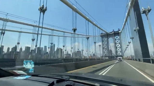 МАНХЭТТЕНСКИЙ МОСТ - висячий мост, пересекающий Ист-Ривер. Путь из Бруклина в Манхэттен. смотреть онлайн