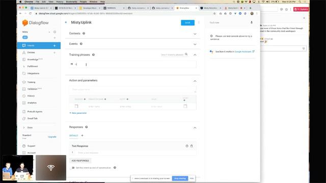 Misty Uplink's - Building a conversation skill (Misty ♥'s Dialogflow) смотреть онлайн