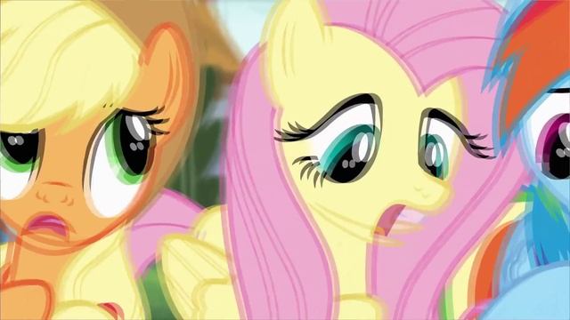 Rarity, AJ, Fluttershy and Rainbow Dash - Cross my heart and hope to fly, stick a cupcake in my eye смотреть онлайн