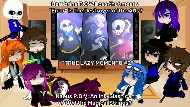 Rainimator Ocs (+ Herobrine & Sans) reacts to "Ink vs Error" [Underverse 0.4 Fight Scene] смотреть онлайн