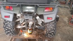 Замена масла в квадроцикле Stels 600 dinli.