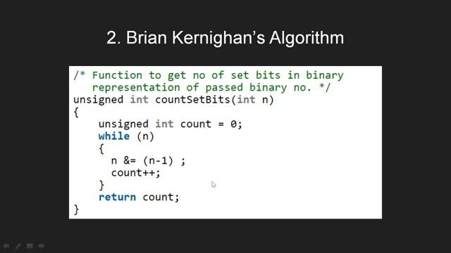 Count set bits in an integer | GeeksforGeeks смотреть онлайн