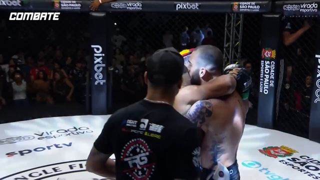 ELETRIZANTE! O JUNGLE FIGHT 121 TEVE UM SHOW DOS LUTADORES | MELHORES MOMENTOS | Combate.globo смотреть онлайн