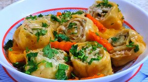 ЛЕНИВЫЕ ПЕЛЬМЕНИ!ПОТРЯСАЮЩИЙ Обед из Простых Продуктов🥘Ольгины Рецепты.