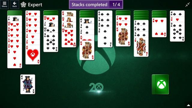 XBOX 20th Anniversary | Star Club | Spider - Expert | Game #23 - Complete 4 stacks смотреть онлайн