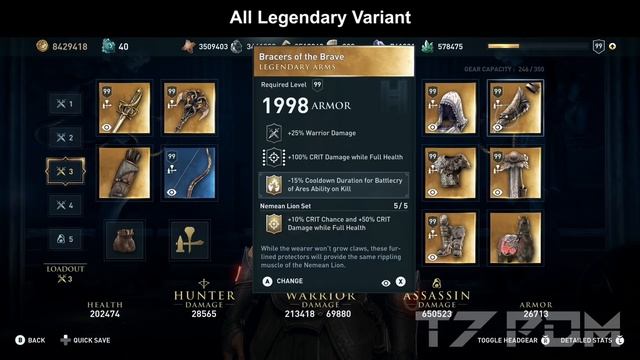 Assassins Creed Odyssey - Best Legendary Warrior Build 2022 - 100% Health - 800% Crit Damage! смотреть онлайн
