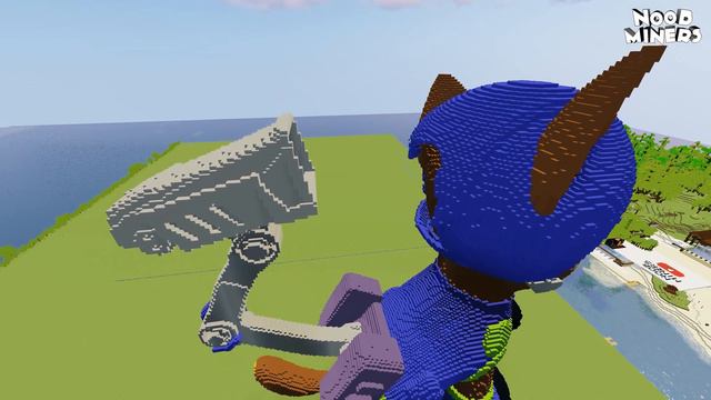 Minecraft battle: NOOB vs PRO vs HACKER vs GOD: BUILDING CHASE PAW PATROL in Minecraft смотреть онлайн