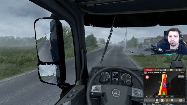 A comis o infractiune! 😠 - Euro Truck Simulator 2 Road to the Black Sea смотреть онлайн