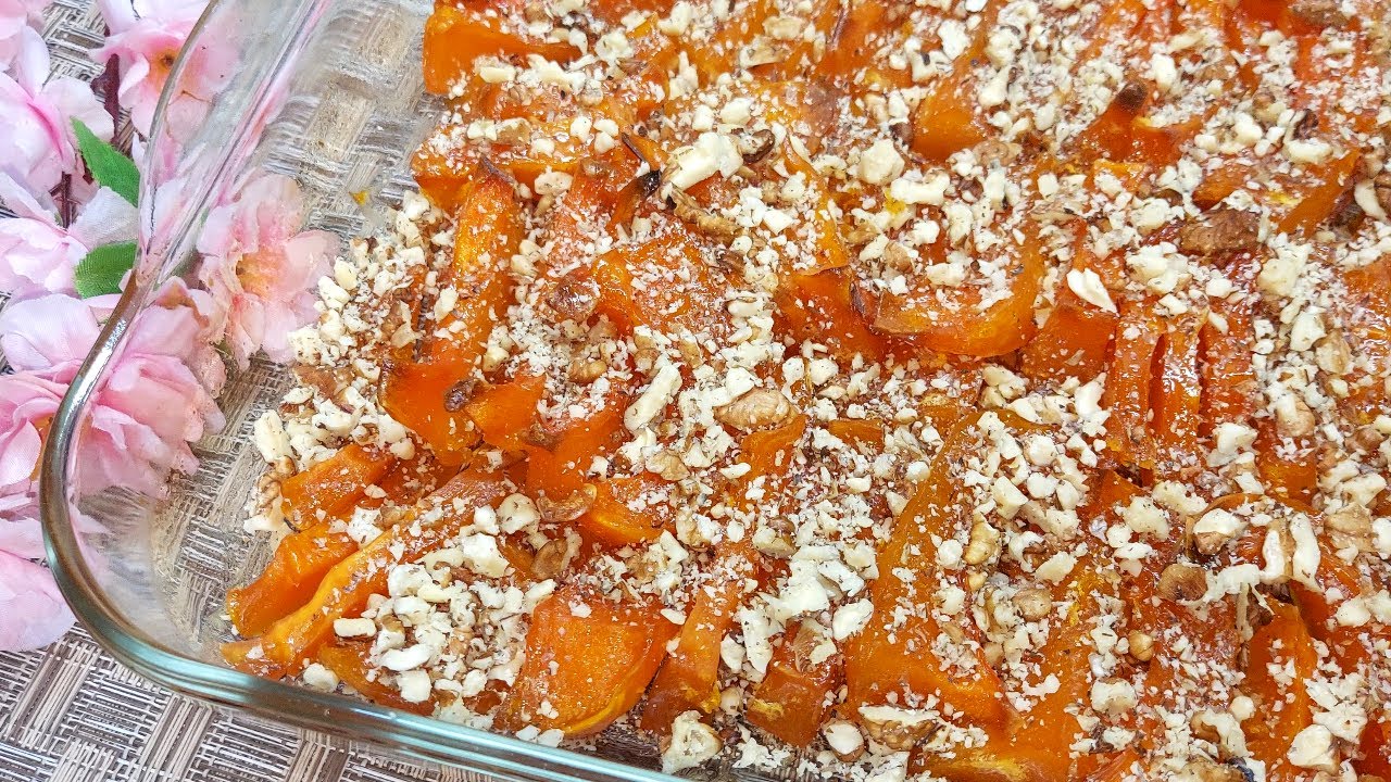 И Конфет не нужно. Мармеладная тыква по-турецки .Очень вкусный Турецкий десерт. Тыква с орехами смотреть онлайн